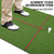Lesmart Premium Turf Golf Hitting Mats  with Rubber Foam Padding