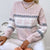 Lesmart Snowflakes Half Turtleneck Christmas Sweater