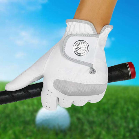 Lesmart Soft Microfiber Cloth Breathable Golf Gloves