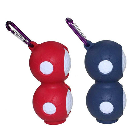 Lesmart Soft Silicone Clip Golf Ball Holder-2 Packs