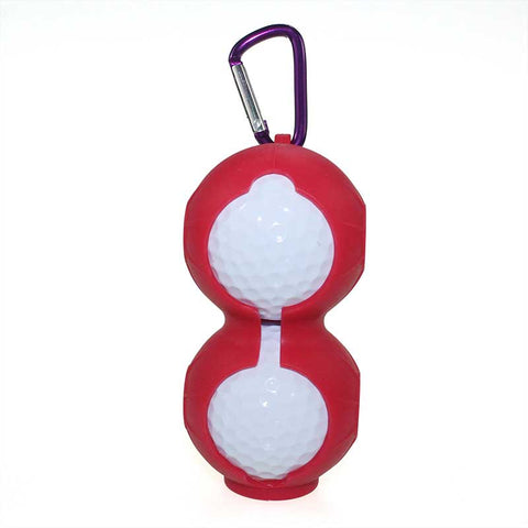 Lesmart Soft Silicone Clip Golf Ball Holder-2 Packs