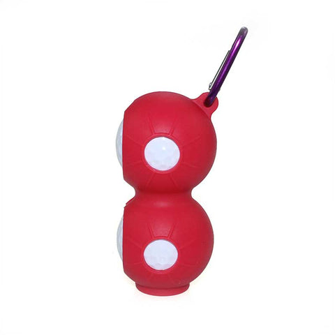 Lesmart Soft Silicone Clip Golf Ball Holder-2 Packs