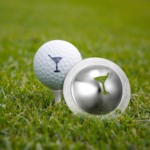 Lesmart Stainless Steel Golf Ball Alignment Line Marker
