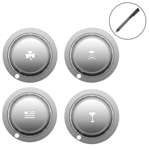 Lesmart Stainless Steel Golf Ball Alignment Line Marker