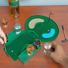 Lesmart Table Golf Shot Glass Drinking Game (Man Dad Fathers Day Gift)