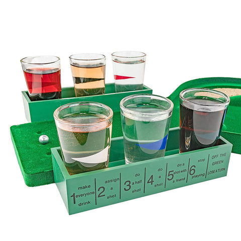 Lesmart Table Golf Shot Glass Drinking Game (Man Dad Fathers Day Gift)