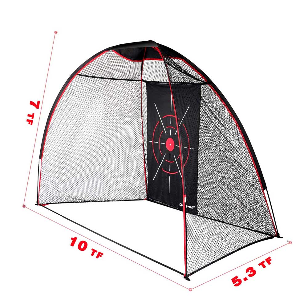Lesmart Upgraded TEPRO 10' x 7' Golf Hitting Net with Impact Target