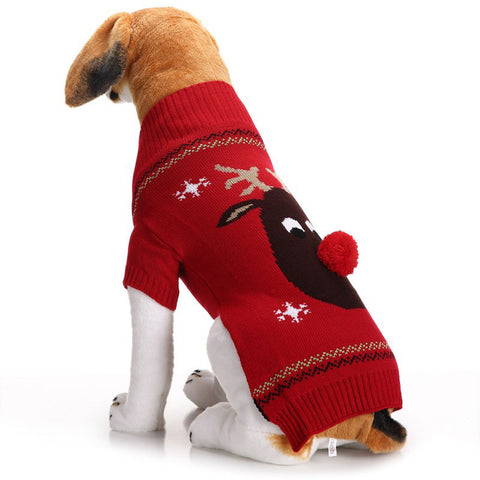 Lesmart Warm Christmas Pet Dog/Cat Sweater