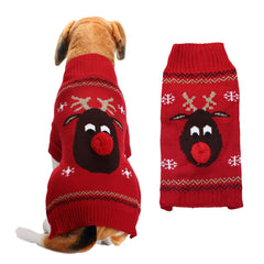 Lesmart Warm Christmas Pet Dog/Cat Sweater