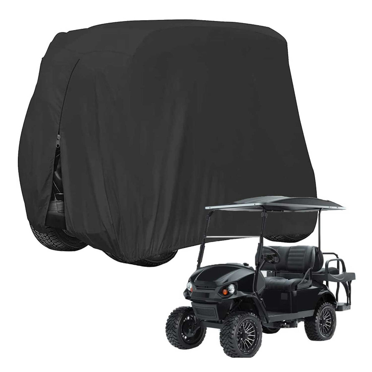 Lesmart Waterproof Golf Cart Covers, for EZ GO Yamaha Golf Carts