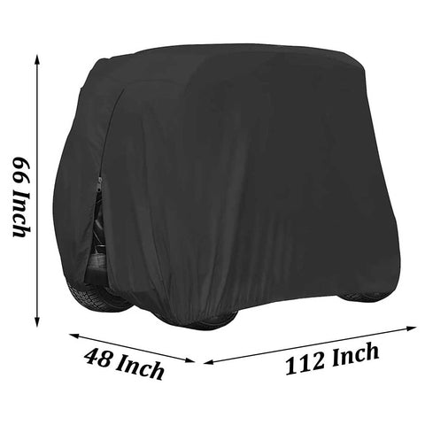 Lesmart Waterproof Golf Cart Covers, for EZ GO Yamaha Golf Carts