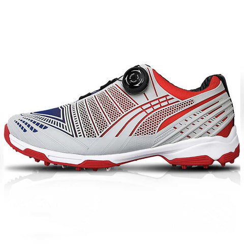 Lesmart Waterproof Spike Men Golf Shoes with BOA Lace System