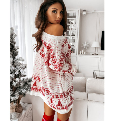 Lesmart Women Christmas Knitting Pullover Sweater