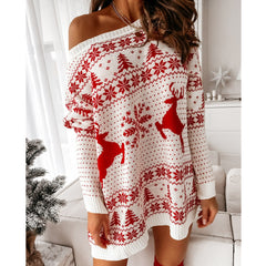 Lesmart Women Christmas Knitting Pullover Sweater