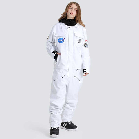 Lesmart Women&Men Insulated Waterproof One Piece Snow Suits