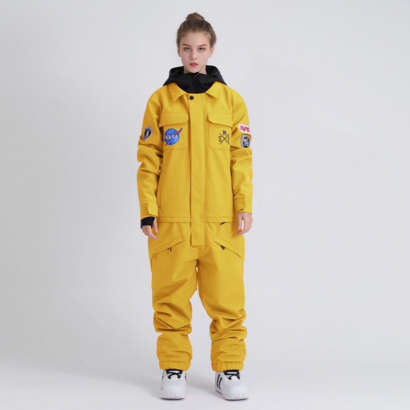 Lesmart Women&Men Insulated Waterproof One Piece Snow Suits