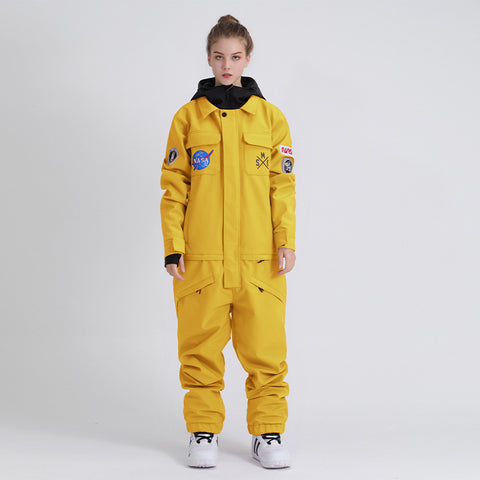 Lesmart Women&Men Insulated Waterproof One Piece Snow Suits