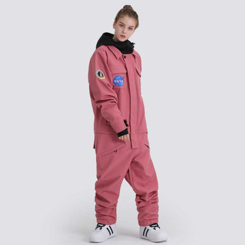 Lesmart Women&Men Insulated Waterproof One Piece Snow Suits