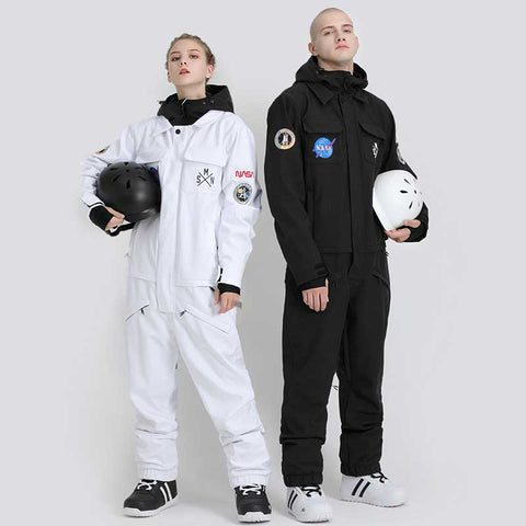 Lesmart Women&Men Insulated Waterproof One Piece Snow Suits