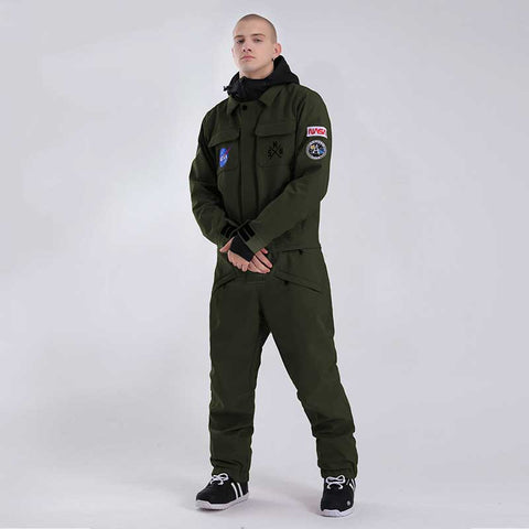 Lesmart Women&Men Insulated Waterproof One Piece Snow Suits