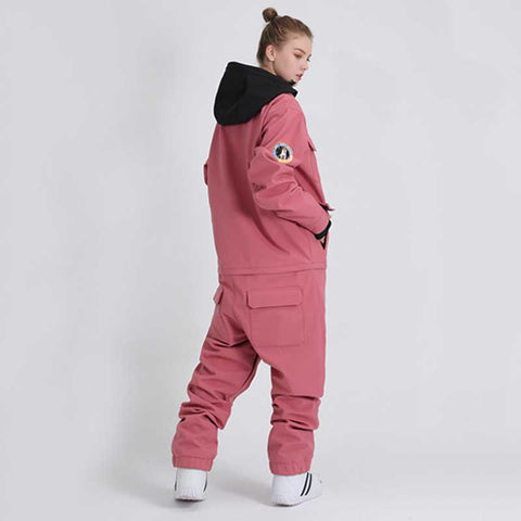 Lesmart Women&Men Insulated Waterproof One Piece Snow Suits