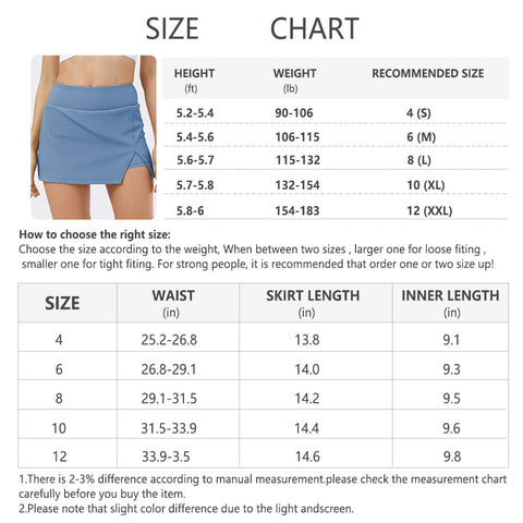 Lesmart Women's Active Golf Split Pencil Skirt