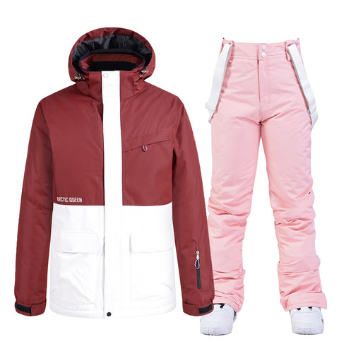 Lesmart Women's All Weather Waterproof Ski Jacket Set