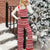 Lesmart Women's Ugly Christmas Sweater One Piece Jumpsuit Pullover