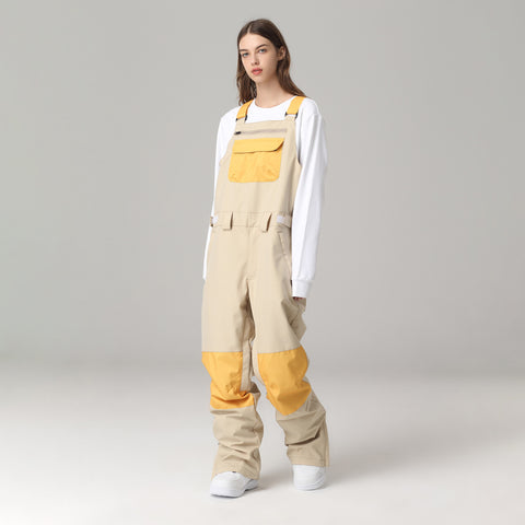 Lesmart Women's Fashion Mountain Discover Snowboard Pants Ski Bibs