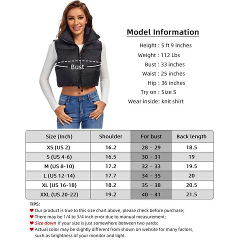 Lesmart Women's Lightweight Padded Puffer Vest
