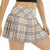 Lesmart Women's Plaid Pleated Tennis Skirts