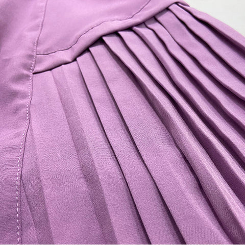 Lesmart Women's Pleated Tennis Skirts with Shorts Pockets