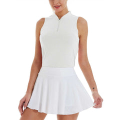 Lesmart Women's Quick Dry Sleeveless Golf Polo