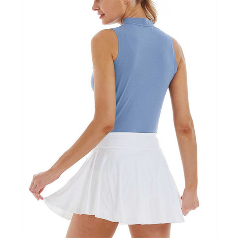 Lesmart Women's Quick Dry Sleeveless Golf Polo