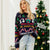 Lesmart Women's Snow Man Graphic Knitted Christmas Sweater