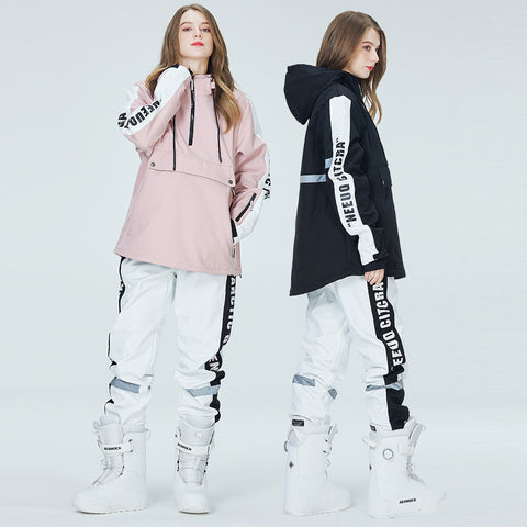 Lesmart Women's Sport Waterproof Ski Jacket&Pants Set