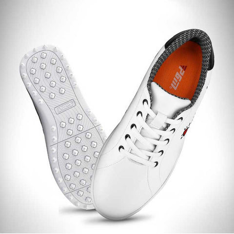 Lesmart Women's Waterproof White Golf Shoes