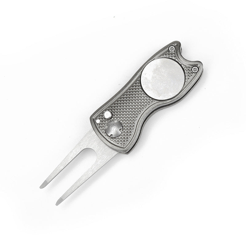 Lesmart All Metal Foldable Golf Divot Tool