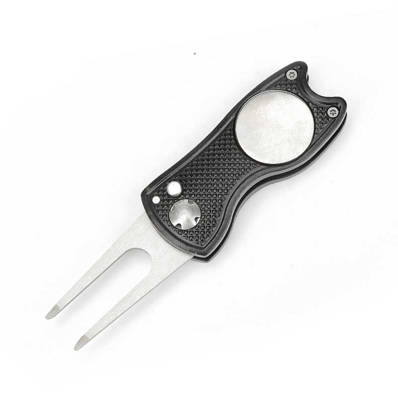 Lesmart All Metal Foldable Golf Divot Tool
