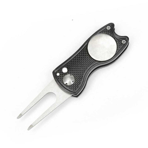 Lesmart All Metal Foldable Golf Divot Tool