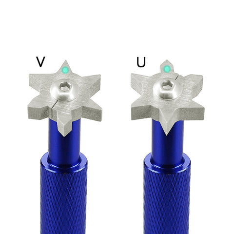 Lesmart Groove Sharpener with 6 Heads