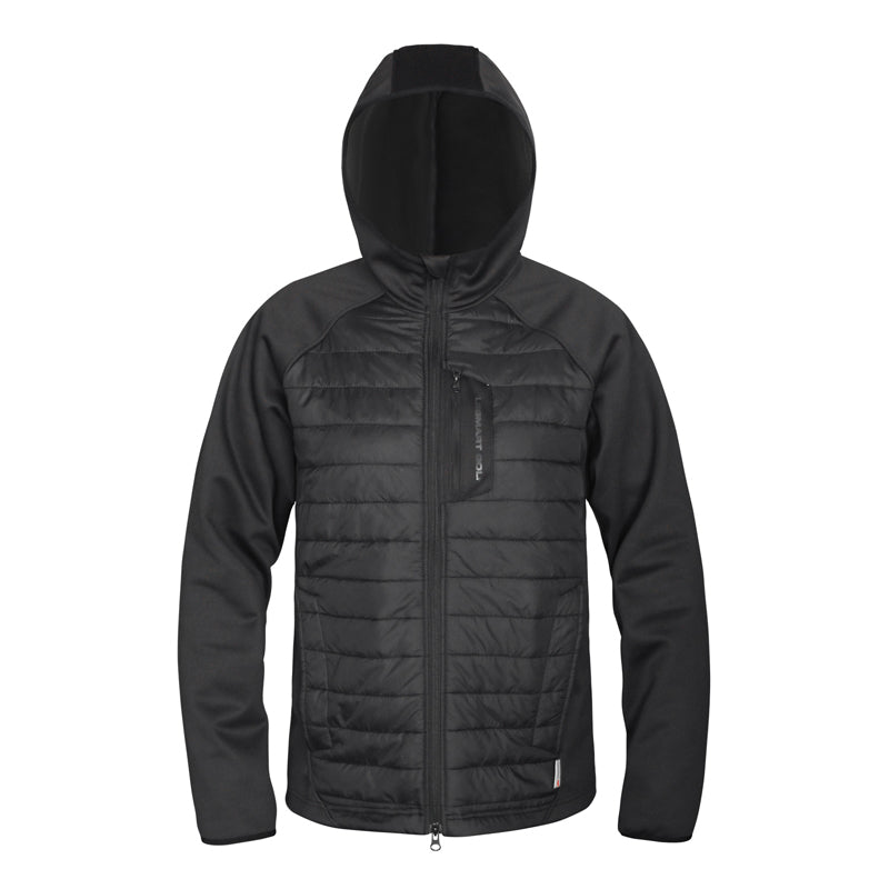 Lesmart Men's Hooded Puffer Hybrid Jacket