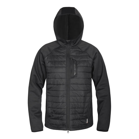Lesmart Men's Hooded Puffer Hybrid Jacket