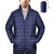 Lesmart Men's Ultra Light Down Jacket-navy