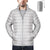 Lesmart Men's Ultra Light Down Jacket - light gray