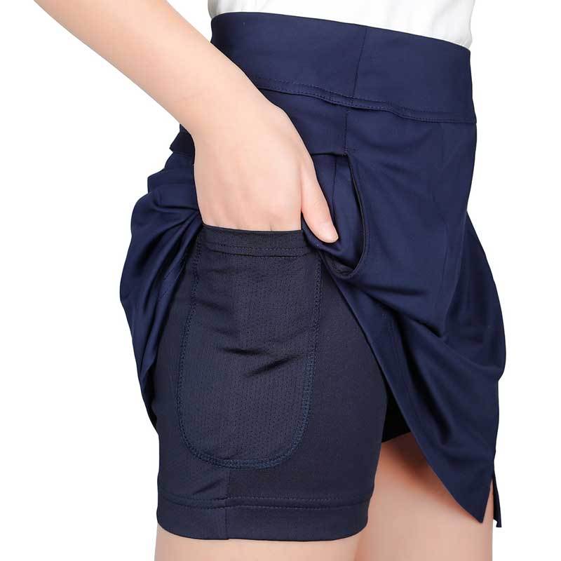 Lesmart Women's Active Athletic Pockets Golf Skirt