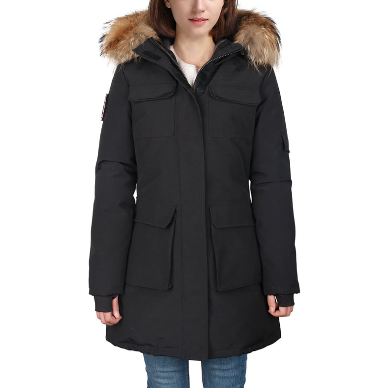 Smart jacket with hood outlet