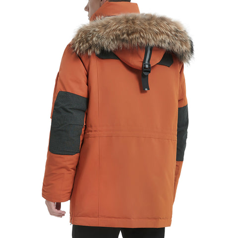 Men's Hooded Insulated Thicken Down Parka Jacket