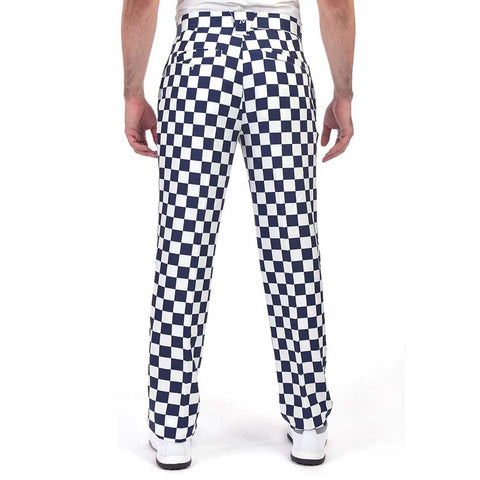 Lesmart Men's Plaid Elastic Golf Trousers