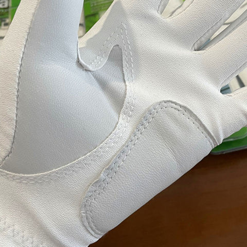 Men's Soft Golf Gloves, Pack of 2 (White)